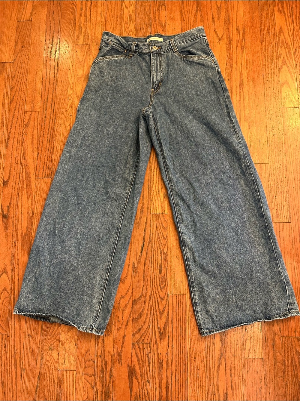 Levi’s 94 Baggy Wide Leg Jeans Women’s 29 High Rise Blue Denim Y2K - Picture 2 of 5